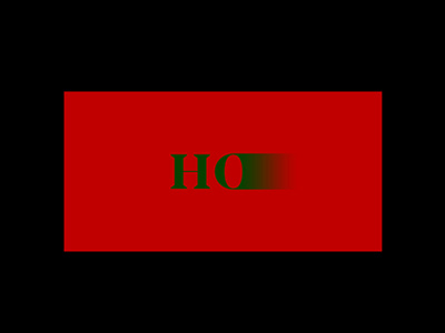 HO! brand branding gradient green ho identity red self