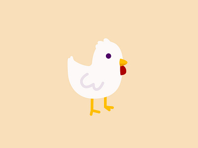 Cot Cot chicken farm illustration