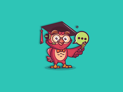 Brainee app brand branding characterdesign genious logodesign mascot mascotdesign mobileapp owl owlart owldesign