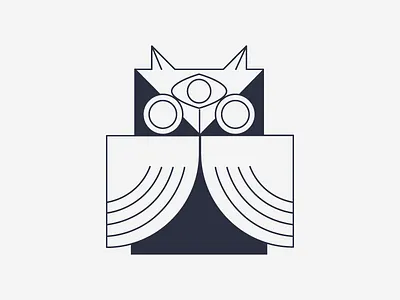 3-Eyed Owl illustrator imaginarybeasts owl vector