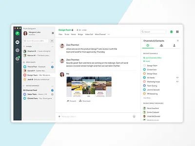 Flock - Chat IA app chat chat app design desktop flock ui user interface ux