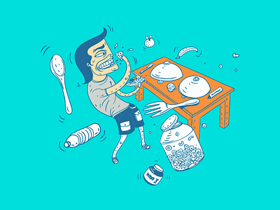 Filling up art brand design dribbbler food graphic design illustration sketch ui vector wacom web