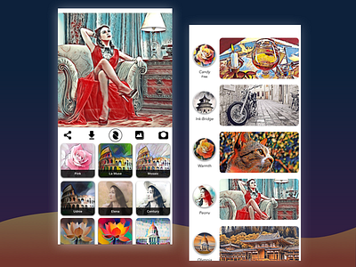 Juzi Ink 2.0 iOS App design app artistic editor ios photo store