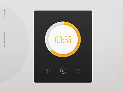 Daily UI 014: Countdown Timer dailyui dailyuichallenge timer ui