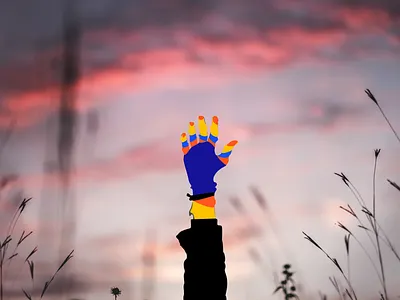 Fake Gold character flat freedom graphic illustration light material person