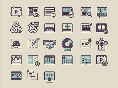 Icons app flat geometry icon icons media multimedia shapes social ui web website