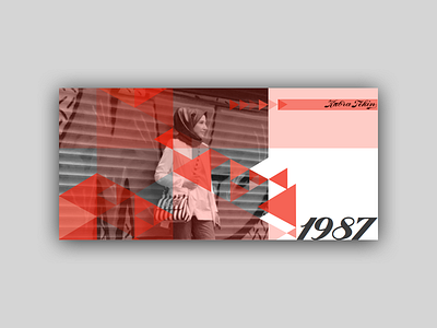 1987 for Kubra 1987 birthday card gray grayscale red