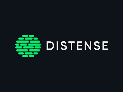 Logo for distenes branding flat font icon identity letter logo m monogram motion project simple