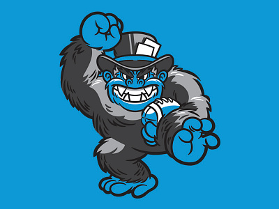 A.P.E. mascot donkey kong football mascot sports
