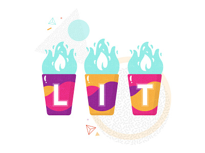 Lit Shots! alcohol drinks illustration lit shots stick pack swizl swizllife