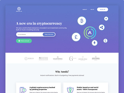 Amula - Landing Page