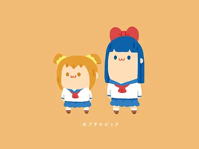 pop team epic anime illustration manga pop team epic