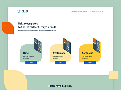 Promo onboarding onboarding ui ux website