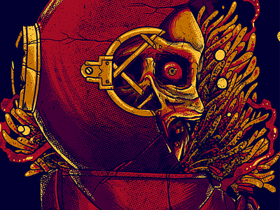 The scuba death diver detail merch tshirt