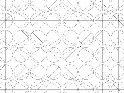 Geometric Pattern No.2 circle geometric geometry graphic line math minimalist order pattern repeat rhythm triangle