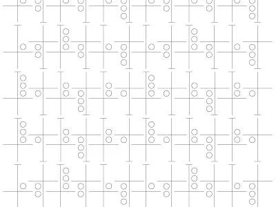 Geometric Pattern No.3 circle geometric geometry graphic line math minimalist order pattern repeat rhythm triangle