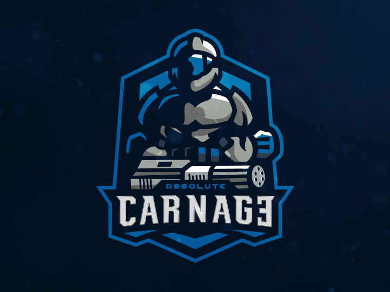 Absolute Carnage Mascot (For Sale) armor carnage for sale halo logo mascot matthew doyle odst soldier vector