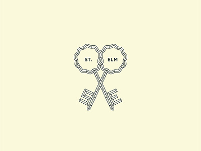 Saint Elm Mark pt.3 branding eye illustration key line mark seal snake tractorbeam