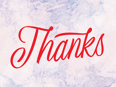 WIP lettering thanks wip