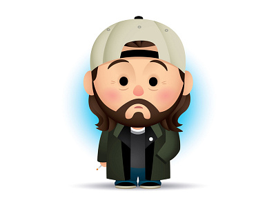 Kevin Smith character design clerks illustration jmaruyama kevin smith
