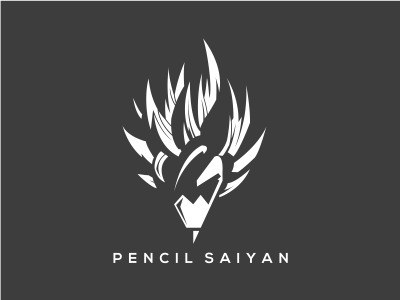 Pencil Saiyan logo pencil saiyan