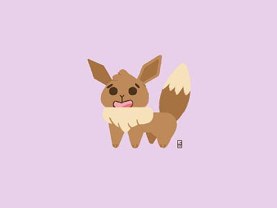 Eevee art character design design digital art game illustration ipad pokemon procreate