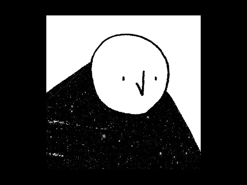 Spinning Head 2 animation character experimental illustration strange textures