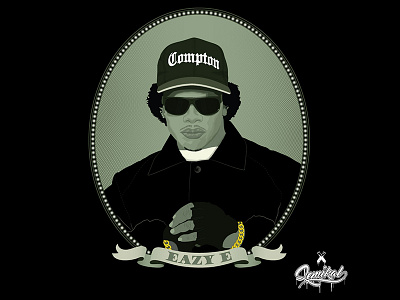 Eazy E color creative graphic design green illustrator pop art vector vector illustration