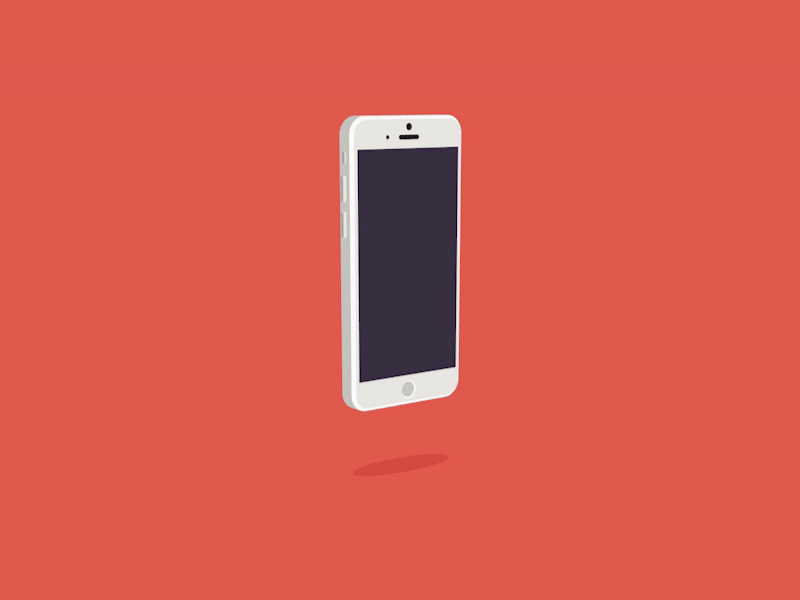 Iphone 3d animation apple c4d design flat gif graphic design illustration iphone mobile vector