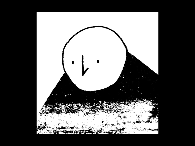 Spinning Head 4 animation character experimental illustration strange textures