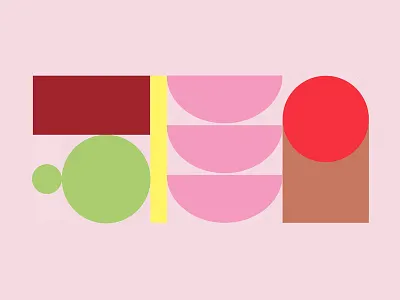 Rose Label Exploration abstract branding circles geometric geometry label shapes wine