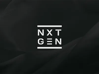 NXTGEN athletic blackandwhite din fabric futuristic grey monogram rhythm waves