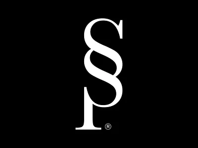 SSP mark branding logo logo design logomark monogram serif type typography