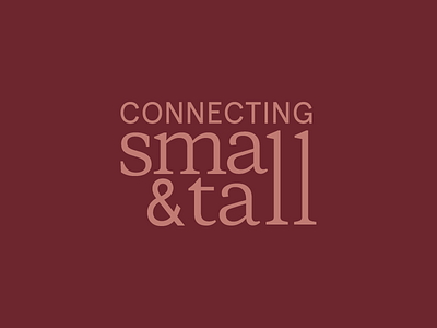 Connecting Tall & Small design headline illustration magazine type typography yoga