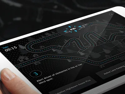 Mercedes Benz tour app mobile ui