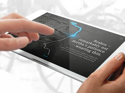 Mercedes Benz tour app mobile ui
