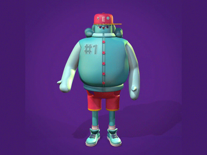 Enero el Primero 3d c4d character design enero january mes month personaje