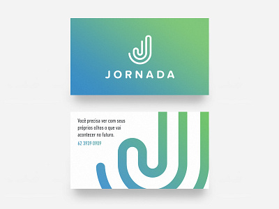 Jornada Coaching branding card coach coahing design logo