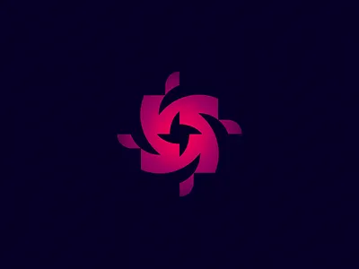 Milky Way Out There geometric logo mark milky way outer space space spin spiral galaxy