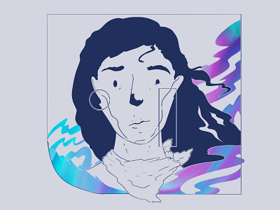 Woman Wanted art color design graphicdesign handmade illustration wacom woman workinprogress