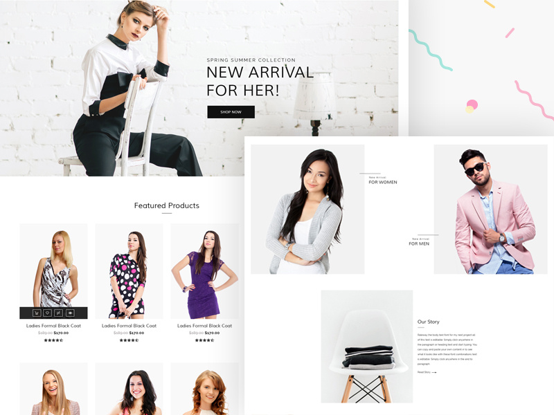 Example of Upcoming WooCommerce Theme (WIP)