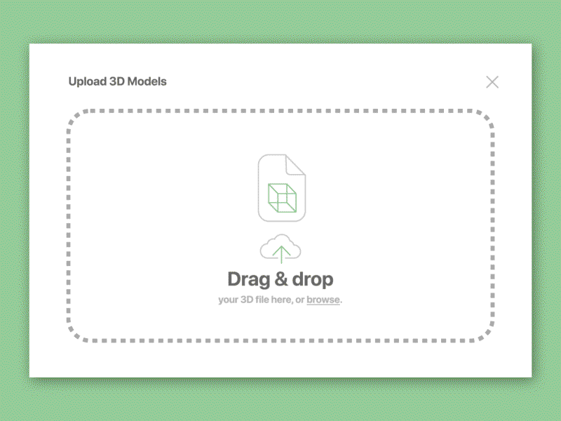 Daily UI 031_File Upload 2d 3d animation dailyui interaction ixd ui ux web