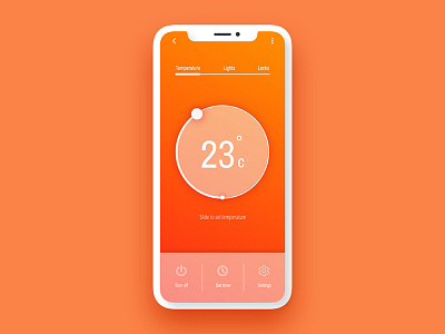 Home Monitoring dailyui home monitoring temperature