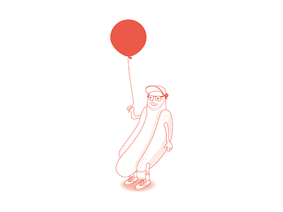 Hot dogify me illustration
