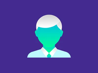 Telefónica Icons Series 1 - Guy affinity designer icon illustration medal