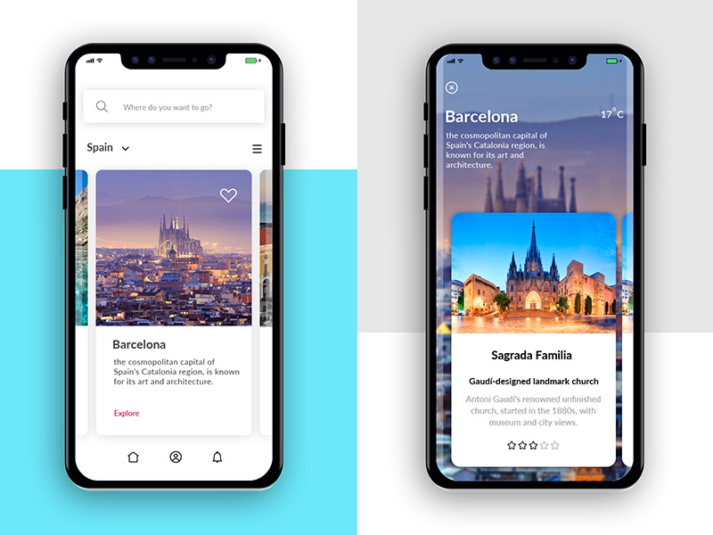 Example of UI/UX • Figma • Mobile App Designs