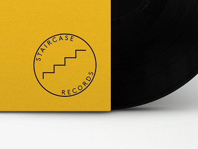 Record label logo album art label logo typography