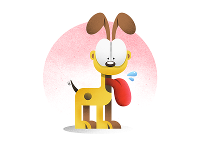 Odie animation dog garfield illustration odie pet