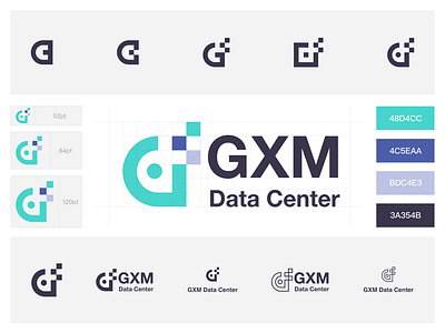 GDC Logo agency brand center color crm data design logo team ue ui