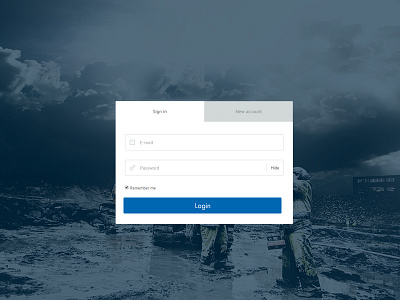 Clean Login clean form login sign up